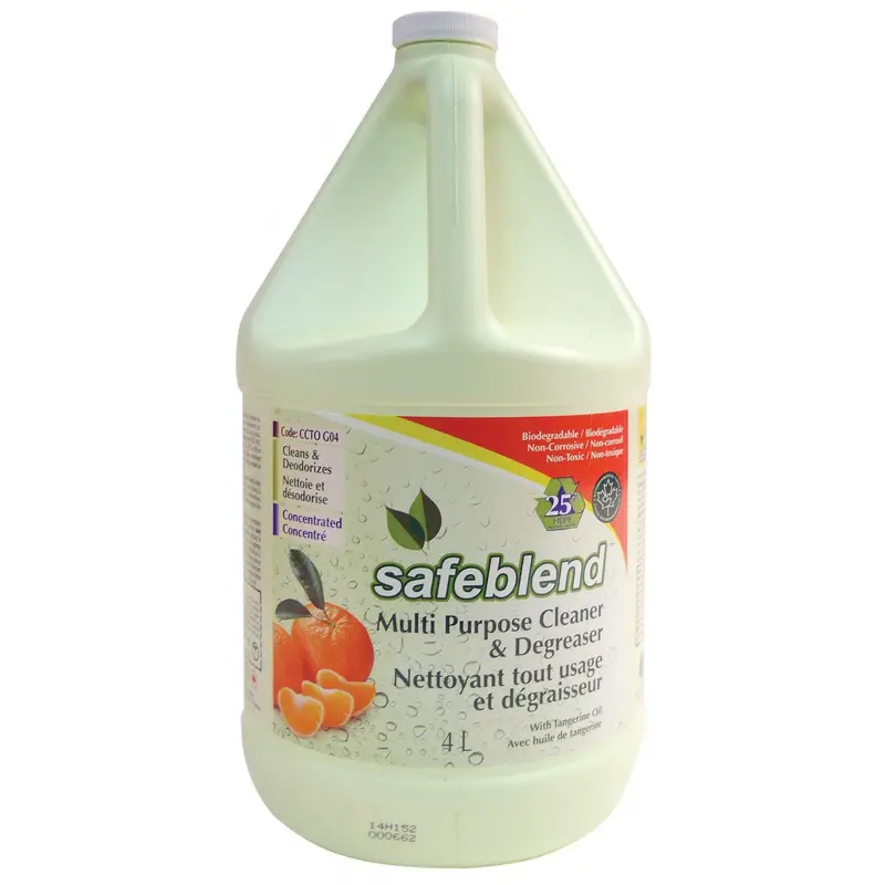 Safeblend CCTO G04 Tangerine Heavy-Duty Degreaser – 4 L Industrial-Strength Cleaner