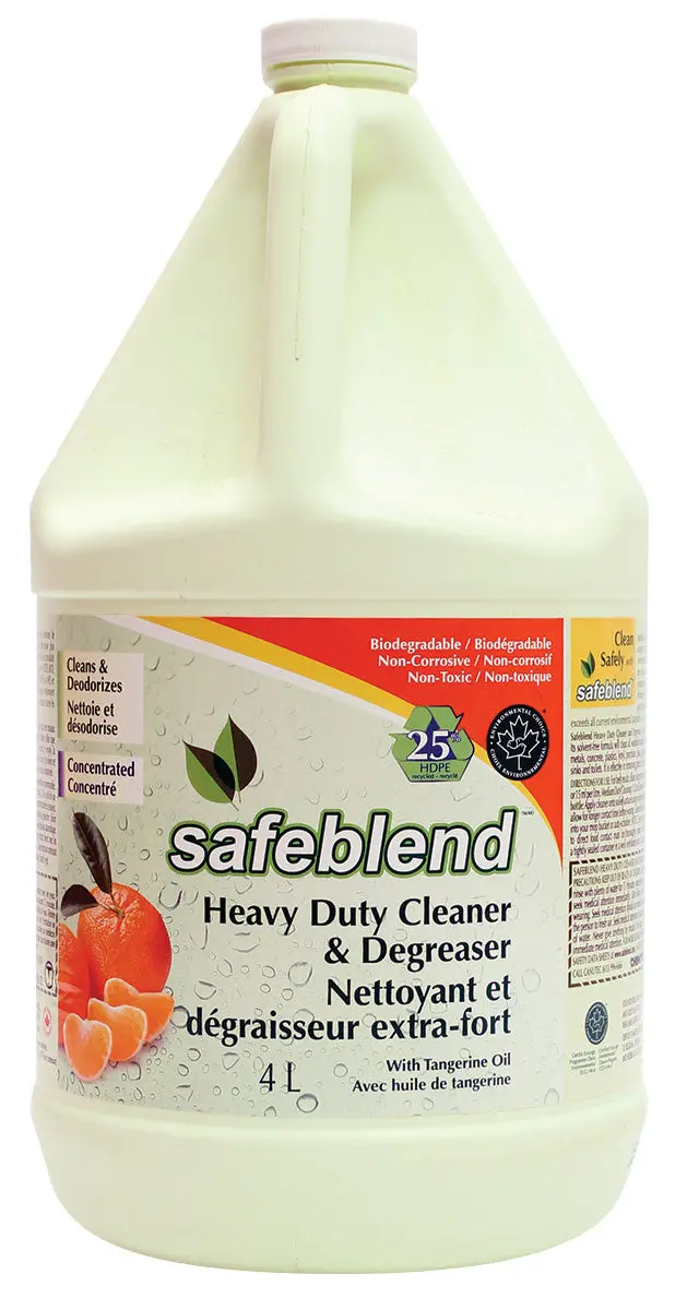 SafeBlend Heavy-Duty Degreaser Concentrate – Tangerine Scent – 4 L (1.06 gal) – DCTO G04