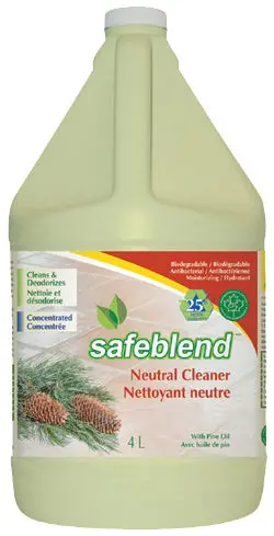 SafeBlend Neutral Cleaner Concentrate – Pine Oil Scent – 4 L (1.06 gal) – NCPO G04