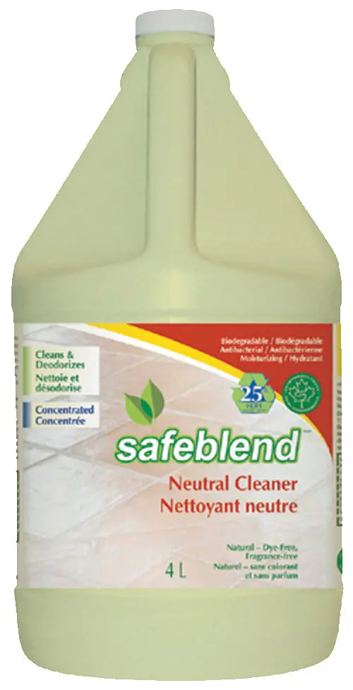 SafeBlend Neutral Cleaner Concentrate – Unscented – 4 L (1.06 gal) – NCXX G04