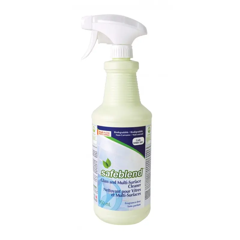 Safeblend WRBX-X0D All-Purpose Glass & Surface Cleaner – 4 L Ready-to-Use Solution