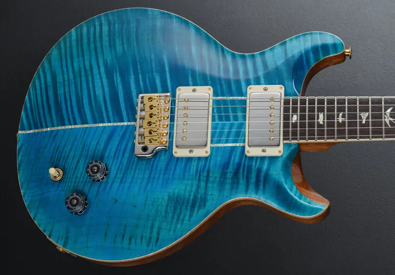 Santana Retro 10 Top Electric Guitar – Carroll Blue Finish