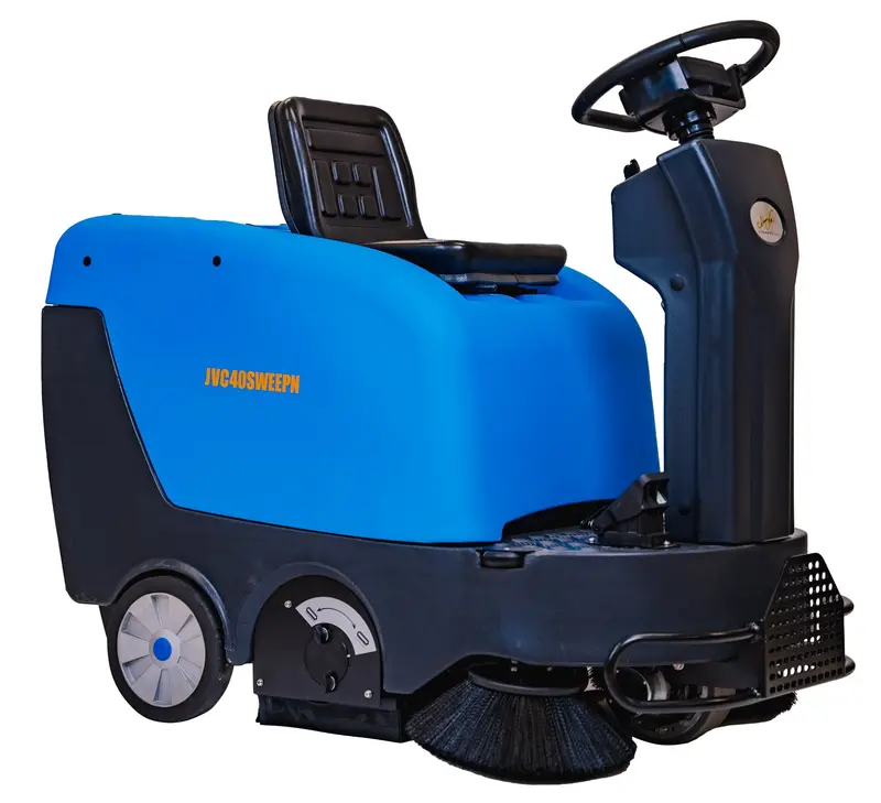Self-Propelled Industrial Sweeper – Johnny Vac JVC40SWEEPN, 39.5″ Width, 2-Year Warranty