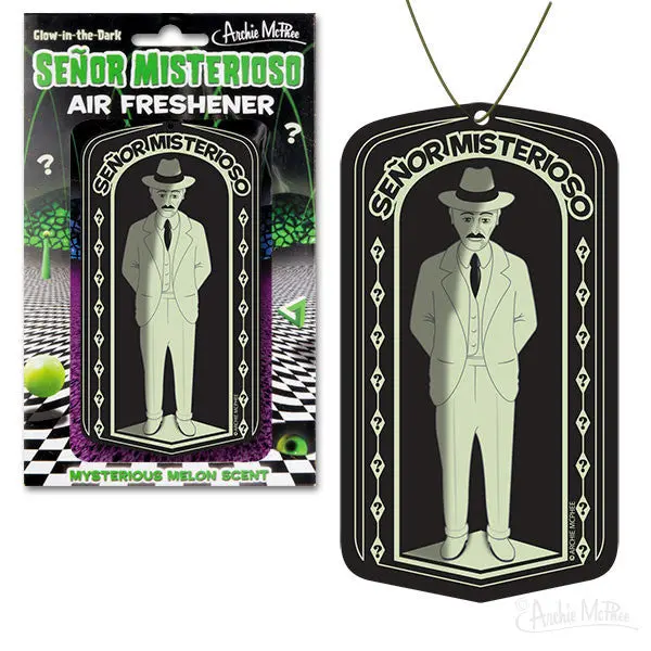 Señor Misterioso Air Freshener – Mysterious Scented Car Deodorizer
