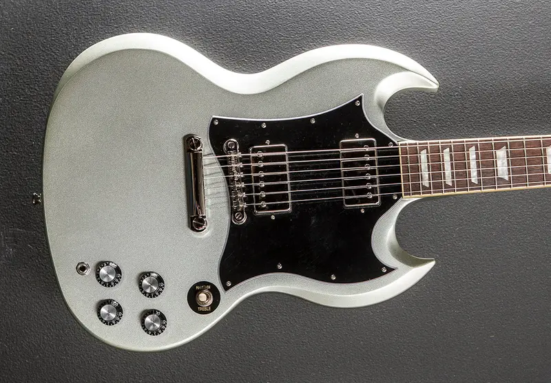 SG Standard Electric Guitar – Silver Mist (Gibson-Inspired)