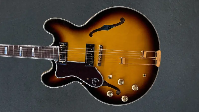 Sheraton Left-Handed Semi-Hollow Guitar – Vintage Sunburst