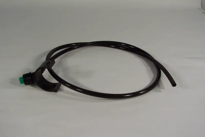 Sleeve-Mounted Solution Hose for Johnny Vac JVM26