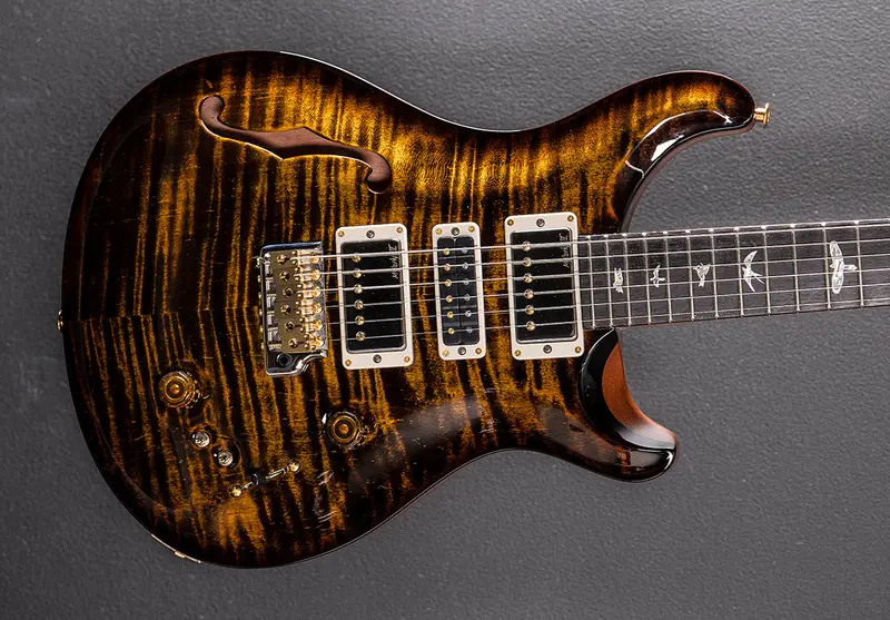 Special Semi-Hollow Electric Guitar – Tiger Eye Flame Maple Top
