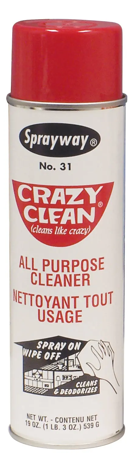Sprayway Crazy Clean All-in-One Cleaner & Deodorizer – 3 oz (85 g), SW-31C/31W