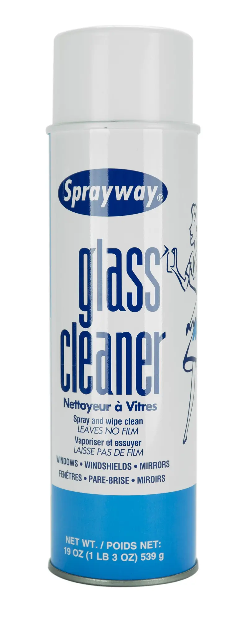 Sprayway Foam Glass Cleaner Aerosol – 19 oz (539 g)