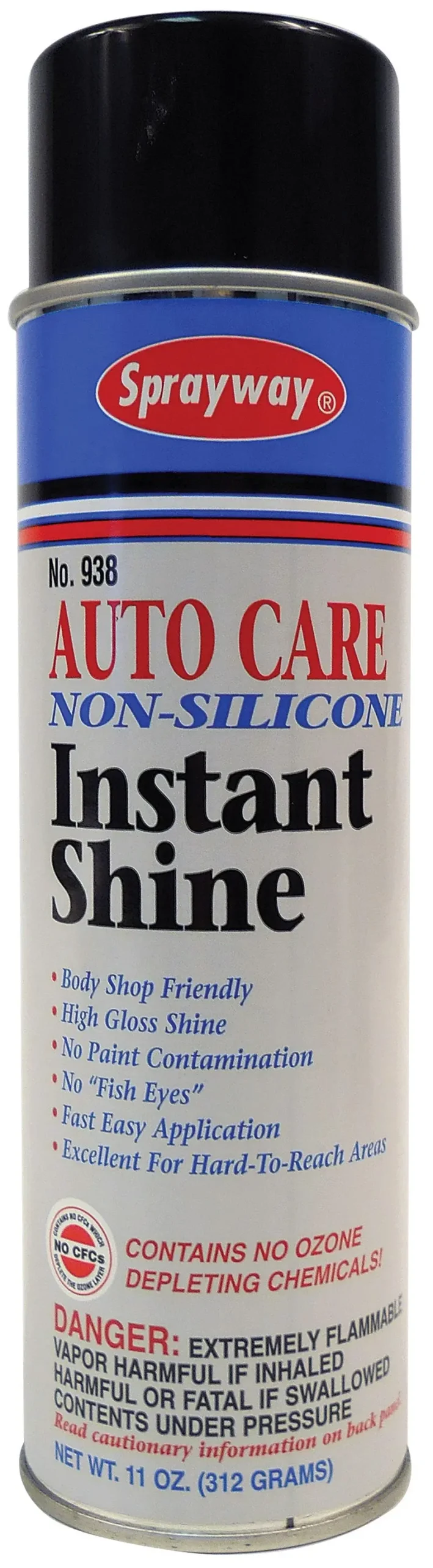 Sprayway Silicone-Free Plastic & Vinyl Shine Enhancer – 11 oz (312 g), Interior Auto Use, 938