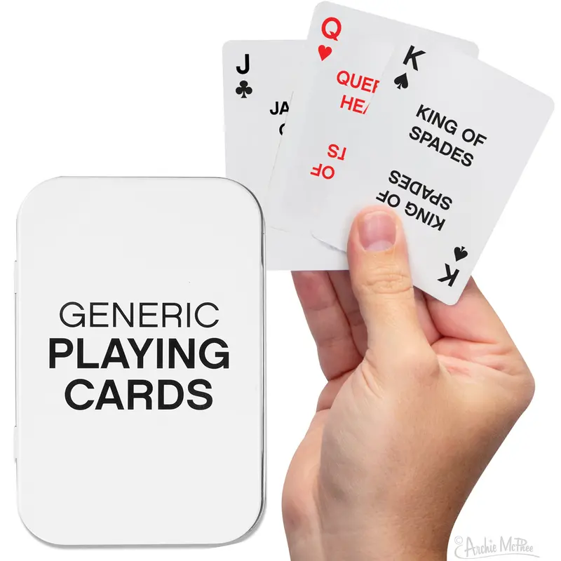 Standard Deck of Playing Cards – Classic Card Game Set