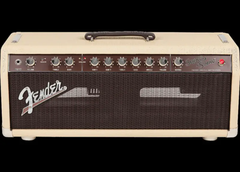 Supro Super Sonic 22 Tube Head Amplifier – Blonde Tolex