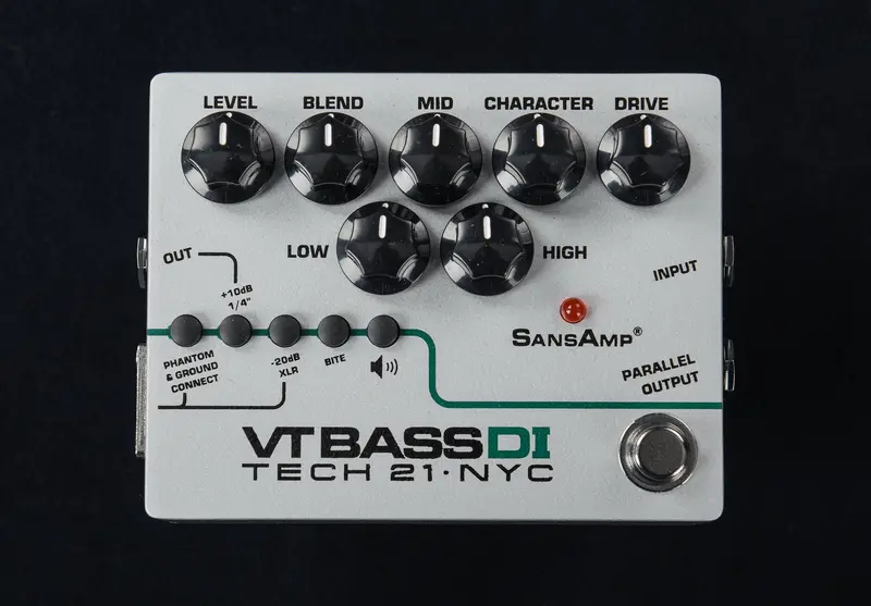 Tech 21 SansAmp VT Bass DI Pedal – Direct Injection Preamp