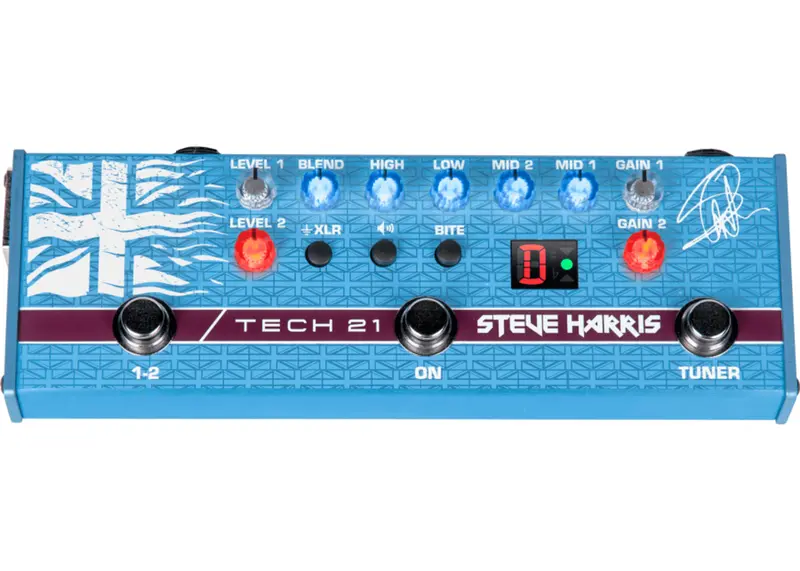 Tech 21 Steve Harris SH1 Signature SansAmp Bass Preamp Pedal