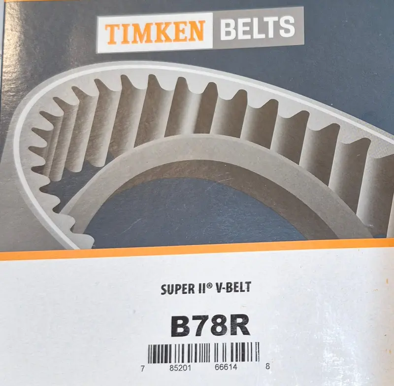Timken Super II V-Belt B78R – Heavy-Duty Industrial V-Belt