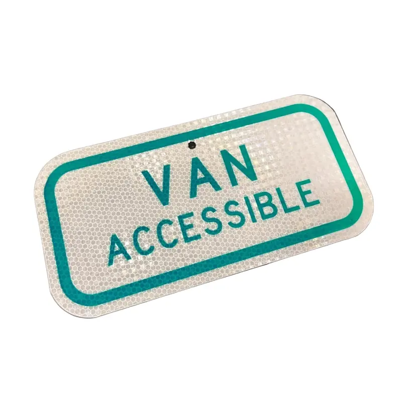 Van Accessible Parking Sign – 12×6-Inch ADA-Compliant Decal
