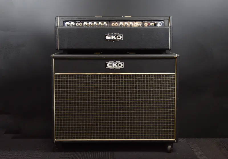 Viscount Reverb Amplifier Head with Matching 2×12″ Cabinet – Vintage-Inspired 60s Design