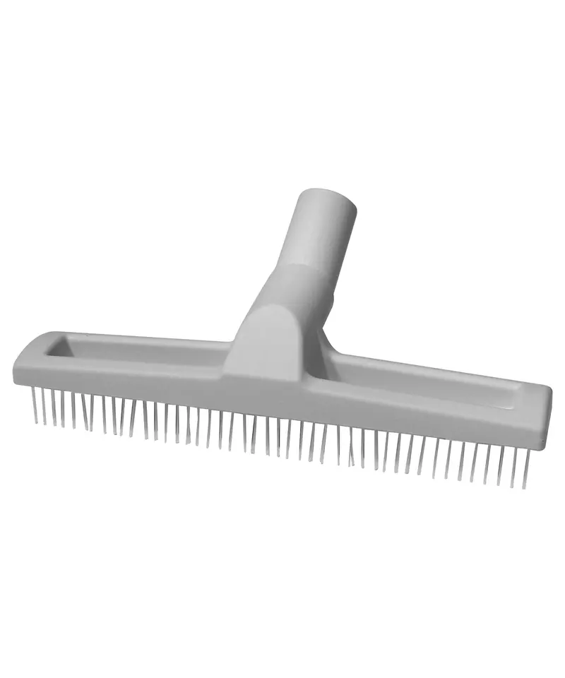 Wessel-Werk 99.1*047-865 Gray Long-Pile Carpet Brush – 12-Inch (30.5 cm) Width, 1.25-Inch (31.75 mm) Shaft