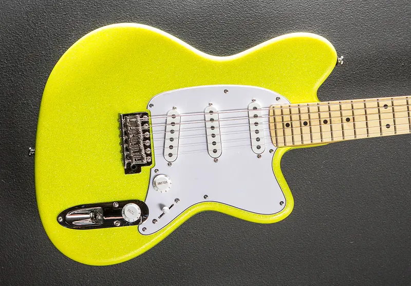 Yvette Young YY10 Signature Guitar – Slime Green Sparkle Finish