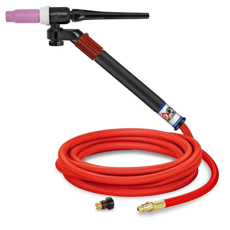 Ck Worldwide Fl1512Vsf Flex-Loc Tig Torch – 150 Amp, Gas-Cooled, 12.5 Ft Superflex Cables 1