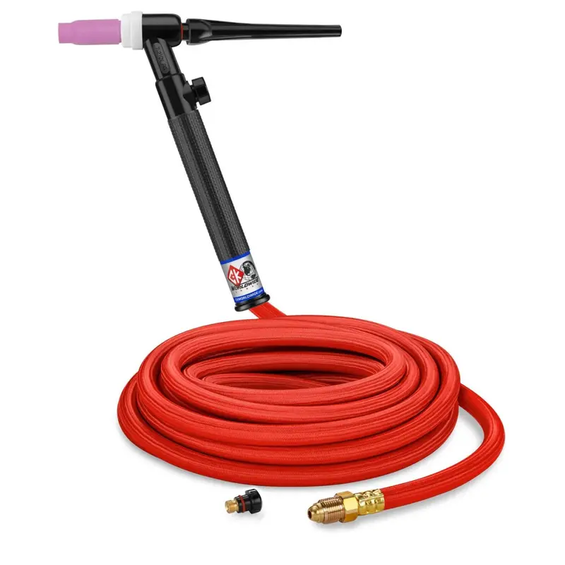 Ck Worldwide Tl2125Vhsf-Rg 200 Amp Gas-Cooled Tig Torch – Rigid Head, 12.5 Ft Superflex Cables, Trim Line Design 1
