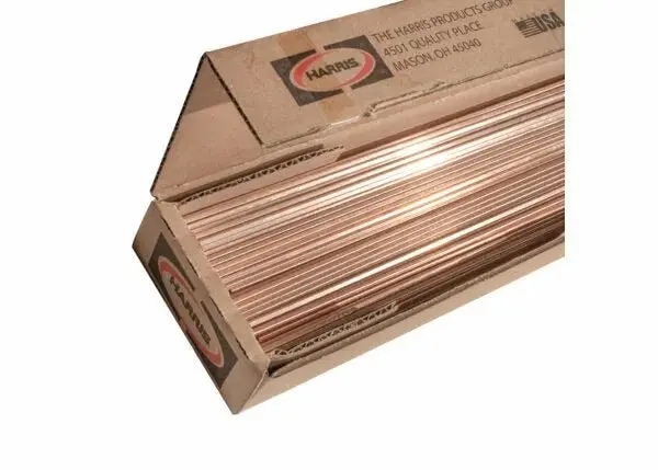Harris Phos-Copper Brazing Rod – 1/16" × 36", 25 Lb Box (0336R) 1
