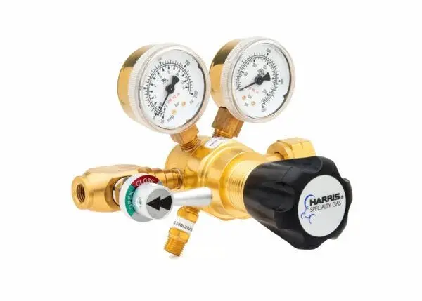 Harris Ultra-High-Purity Two-Stage Brass Barstock Regulator – Model 721-050-320-A 1